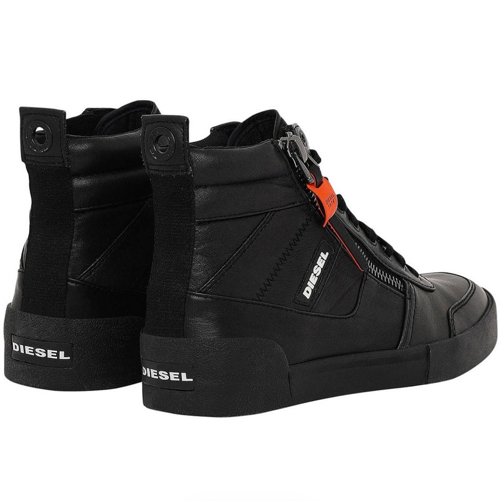 Diesel Men's Black High-Top Sneakers